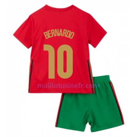 Maillot de Foot Portugal Bernardo Silva 10 Domicile UEFA EURO 2020 - Enfant